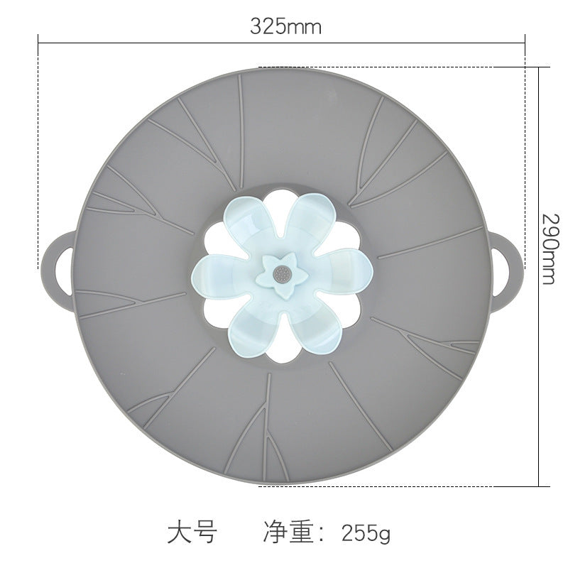 Kitchen Gadget Silicone Spill-Proof Pot Utensil Cover