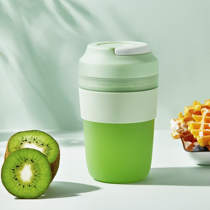 Portable Blender Juicer Cup With 4 Blades For Shakes