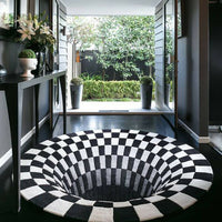 IllusionGlide™   |  3D Vortex Anti-Slip Illusion Rug