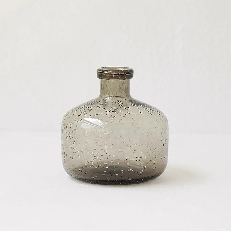 Glass Bubble Vase – Decorative Accent