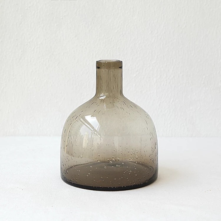 Glass Bubble Vase – Decorative Accent