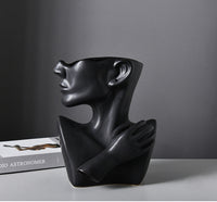 Modern Human Head Flower Vase