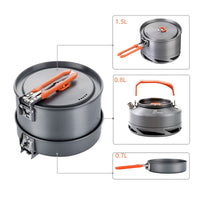 CampCraft™  |  Portable Camping Cookware Set