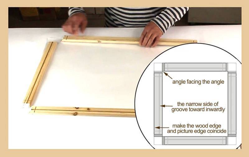 WoodFrame™   | Natural Wood Picture Poster Frame