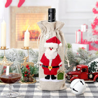 FestiveWrap™  |  Christmas Bottle Cover Holiday Decorations