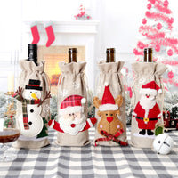 FestiveWrap™  |  Christmas Bottle Cover Holiday Decorations