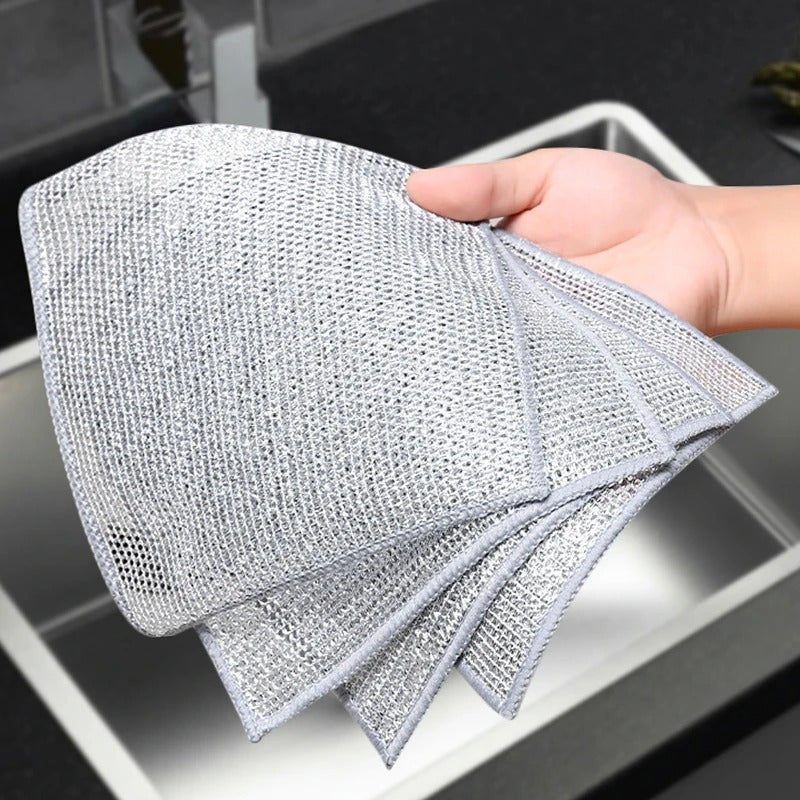 30pcs Ultra-Fine Microfiber Steel Wool Scrub Pads