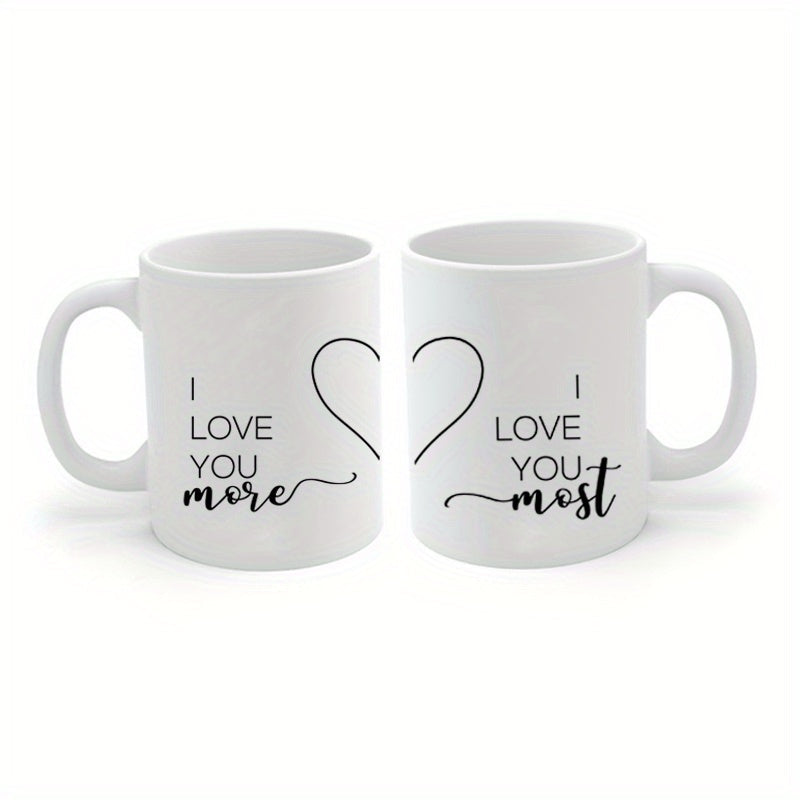 I Love You More & Most Couple Mugs