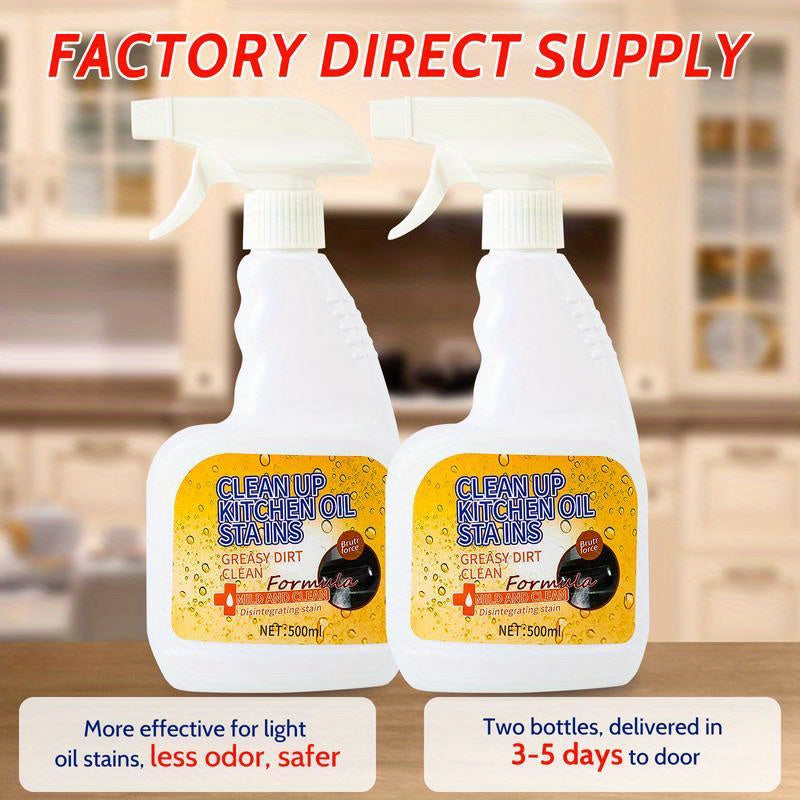 Multi-Purpose Antibacterial Heavy Oil Kitchen Cleaner Spray