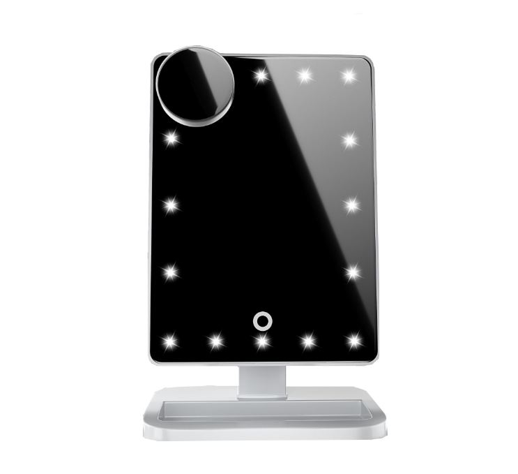 GlamTouch™   | Touch Screen Makeup Mirror with 20 LED Lights