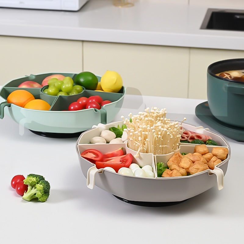 TwirlDrain™   | Rotating Hot Pot Drain Basket