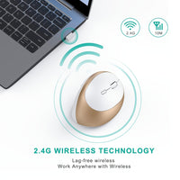 Ergonomic Wireless Vertical Mouse (Small Hands)