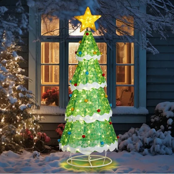 Sparkle Glow 6FT Pre-lit Christmas Tree