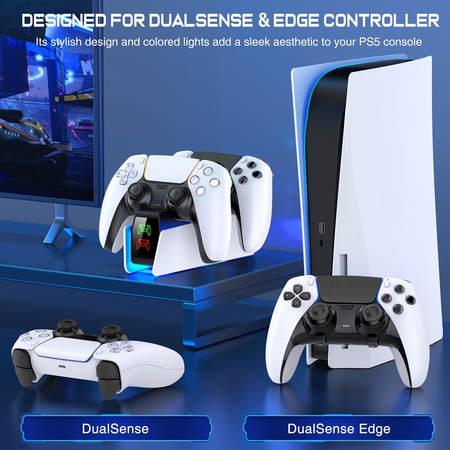 PS5 Dual Controller Charging Station