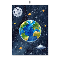 GalacticExplorer™  |  Canvas Astronaut Wall Art Painting