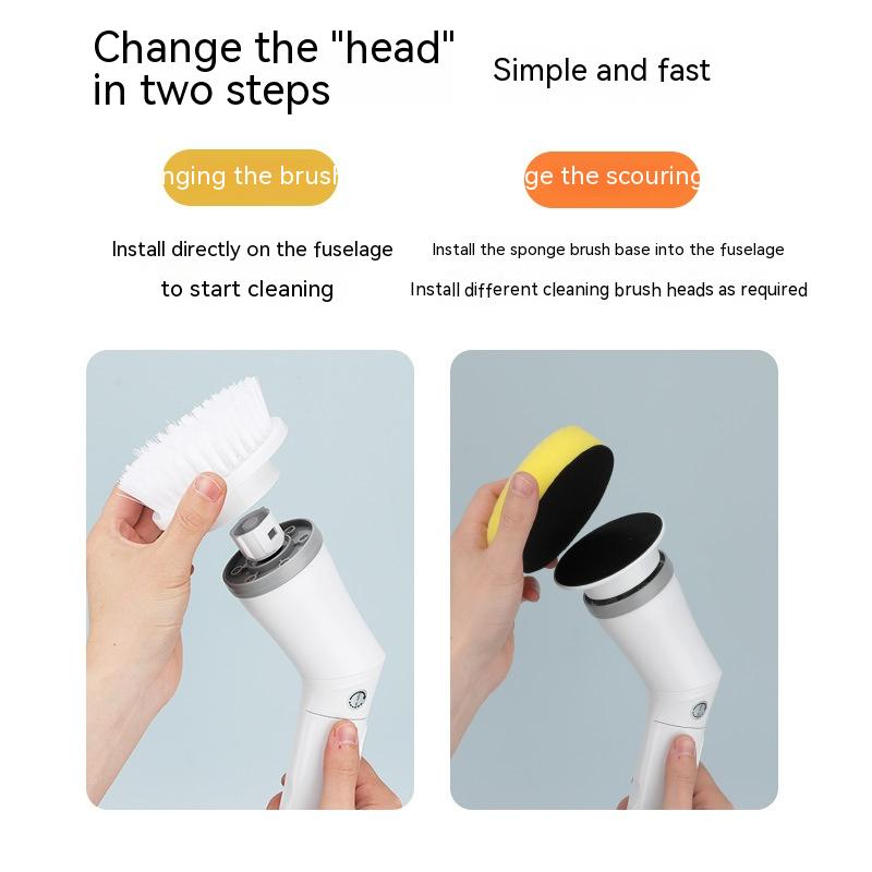 ScrubEase™  |  Electric Multifunction Wall Scrubber Brush