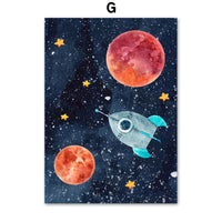 GalacticExplorer™  |  Canvas Astronaut Wall Art Painting