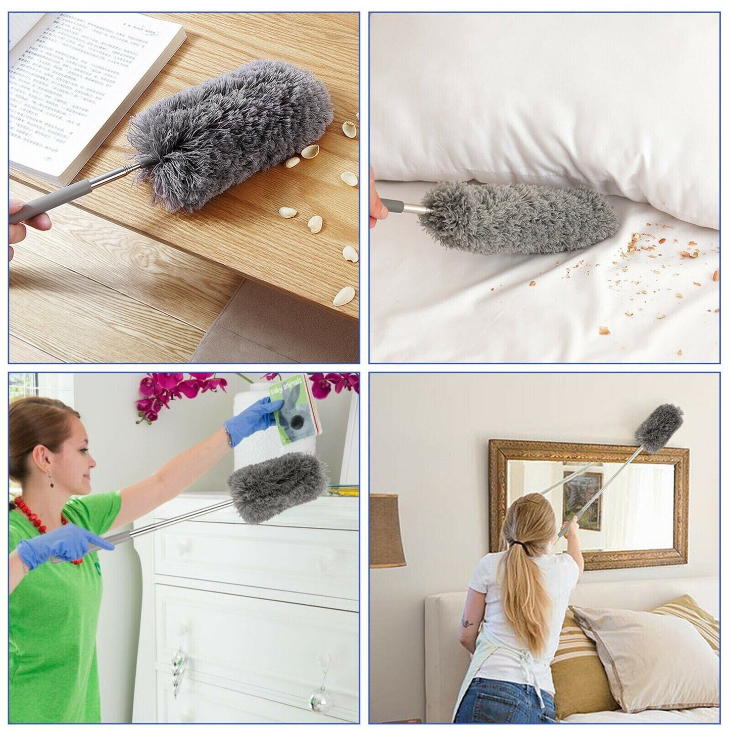 FlexiFeather™  |  Adjustable Soft Microfiber Feather Duster