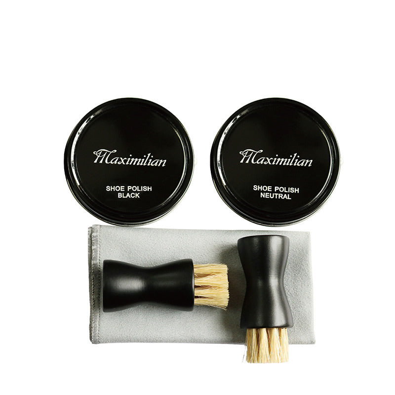 ShoeShineLux™  |  Leather Shoe Brush Household Set