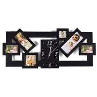 ChicTime™   |  Wooden Wall Clock with Picture Frame Decoration