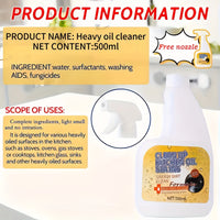 Multi-Purpose Antibacterial Heavy Oil Kitchen Cleaner Spray